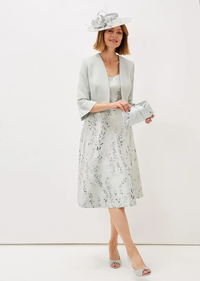 Inez Frill Cuff Occasion Jacket Eau De Nil Women Phase Eight Jackets
