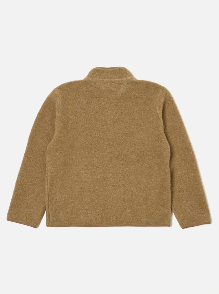 Jackets Men Universal Works Universal Works Climbing Jacket In Sand Teddy Fleece