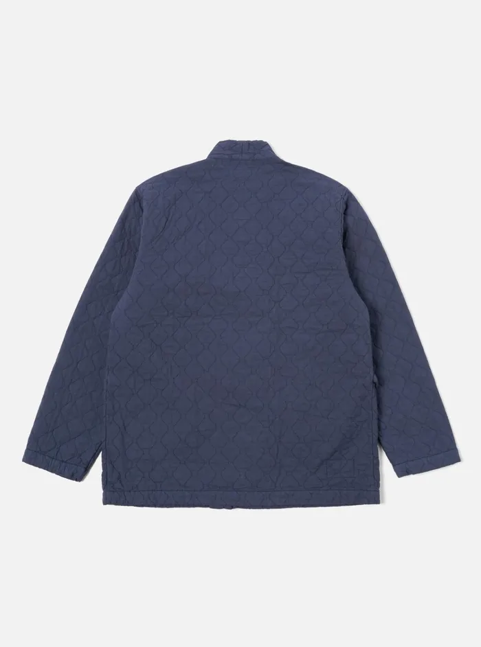 Jackets Men Universal Works Universal Works Kyoto Work Jacket In Dark Navy Quilt Cotton