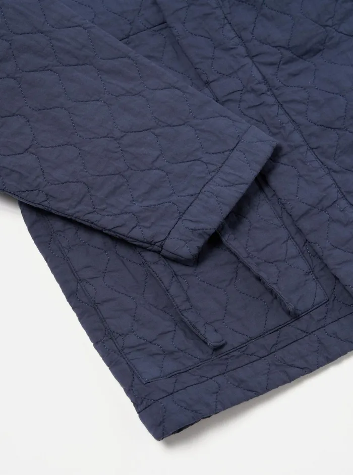 Jackets Men Universal Works Universal Works Kyoto Work Jacket In Dark Navy Quilt Cotton