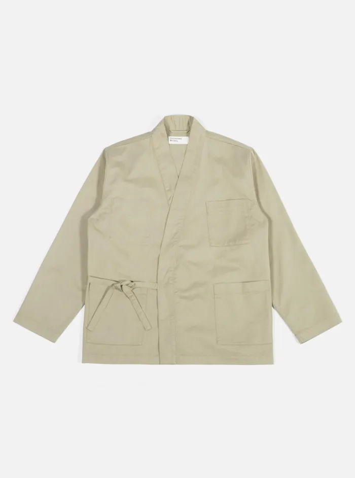 Jackets Men Universal Works Universal Works Kyoto Work Jacket In Stone Twill