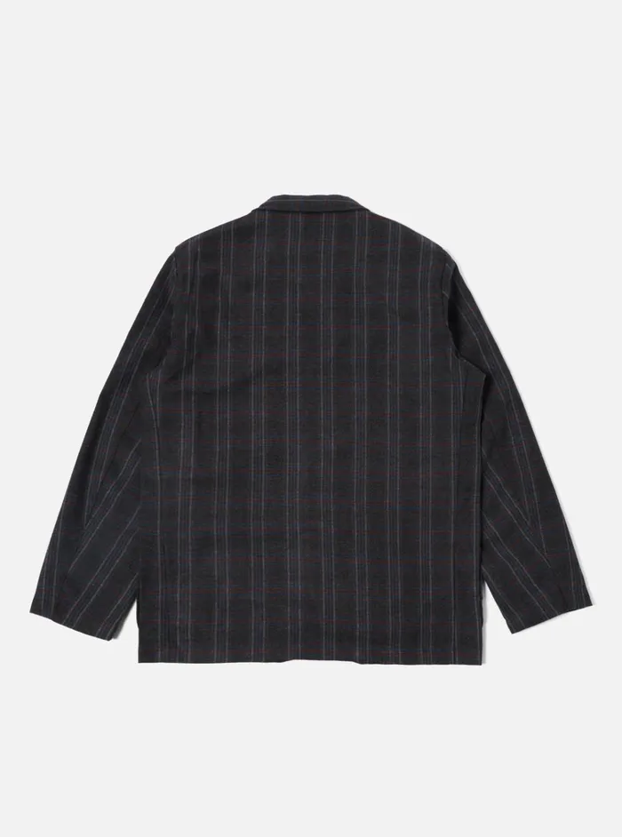 Jackets Men Universal Works Universal Works Three Button Jacket In Brown Twist Wool Check