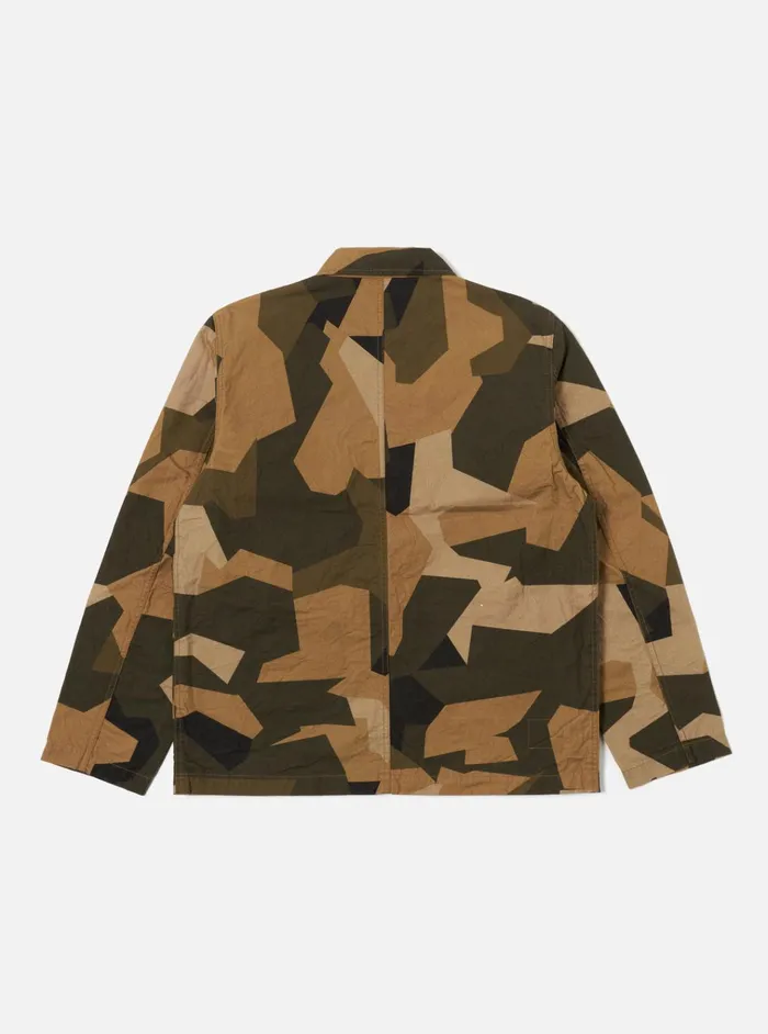 Jackets Men Universal Works Universal Works Utility Jacket In Brown Swedish Camo