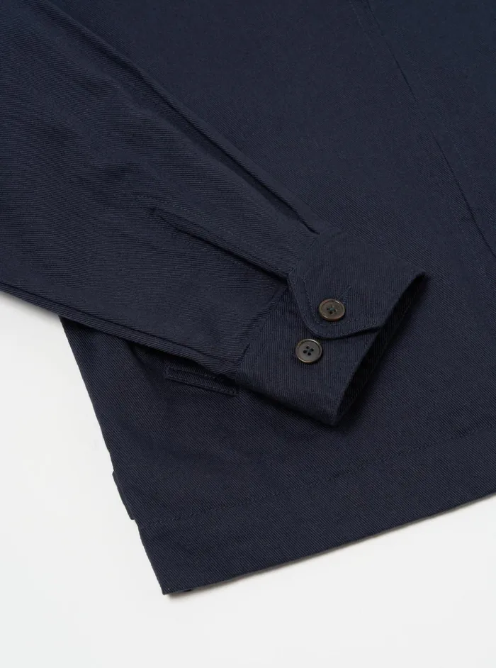 Jackets Men Universal Works Universal Works Windcheater In Navy Embroidered Works Twill