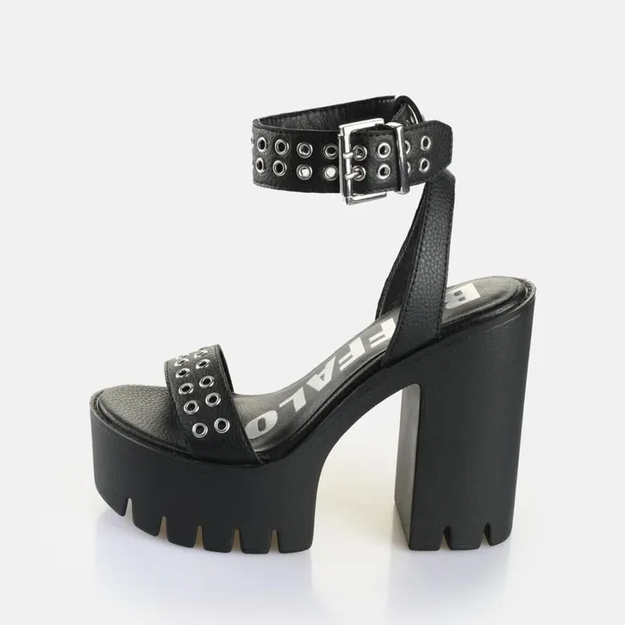 Jalilia Black Buffalo Heels