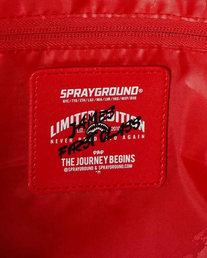 JAMES FIRST CLASS GLOBAL TAKEOFF PYRAMID DUFFLE Bags SPRAYGROUND