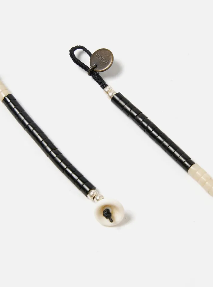 Jewellery Men Universal Works Mikia Necklace Heishi Beads In MalachiteJet