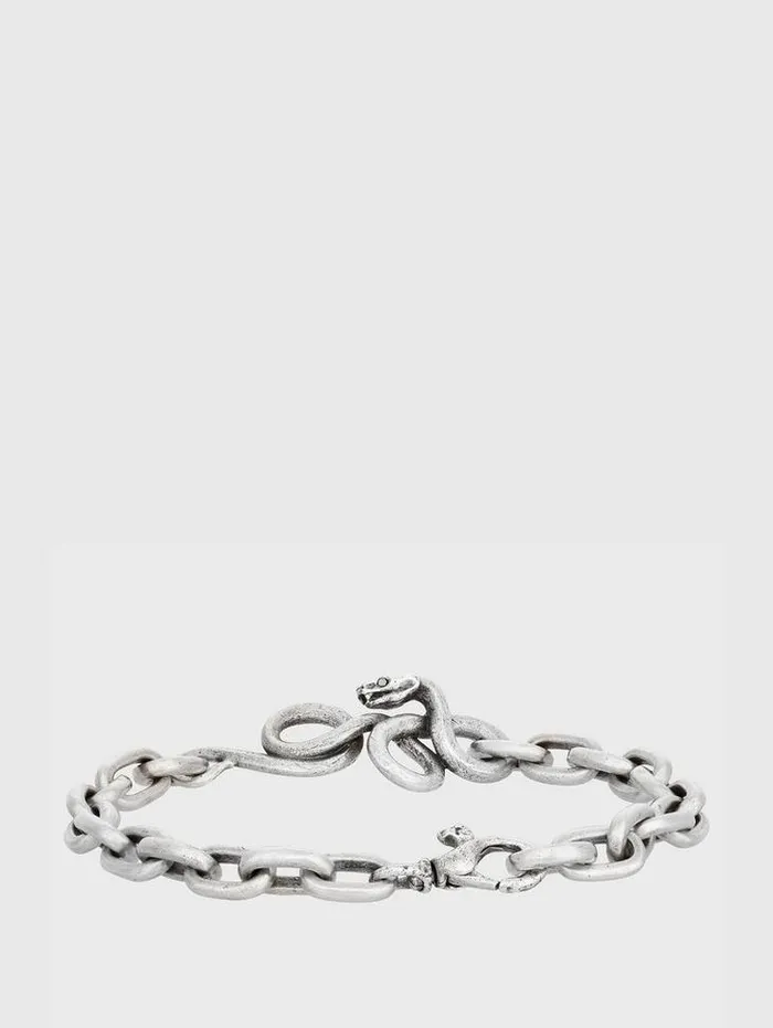 Jewelry Men John Varvatos SNAKE LINK BRACELET Silver