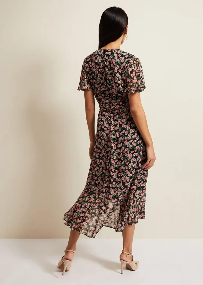 Juliette Fil Coupe Print Dress Multicoloured Women Phase Eight Dresses