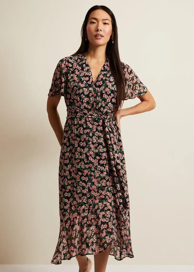 Juliette Fil Coupe Print Dress Multicoloured Women Phase Eight Dresses