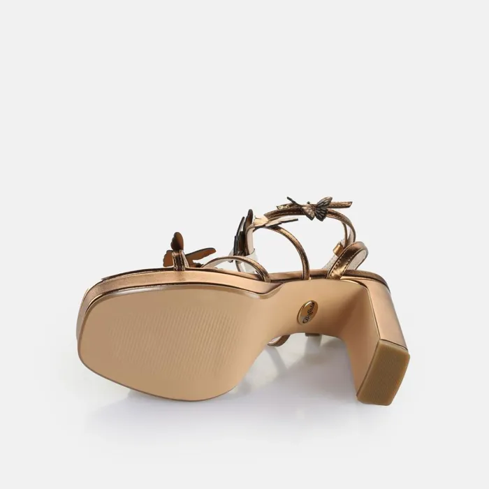 June Mss Butterfly Metallic Copper Buffalo Heels June Mss Butterfly Metallic Copper Buffalo Heels