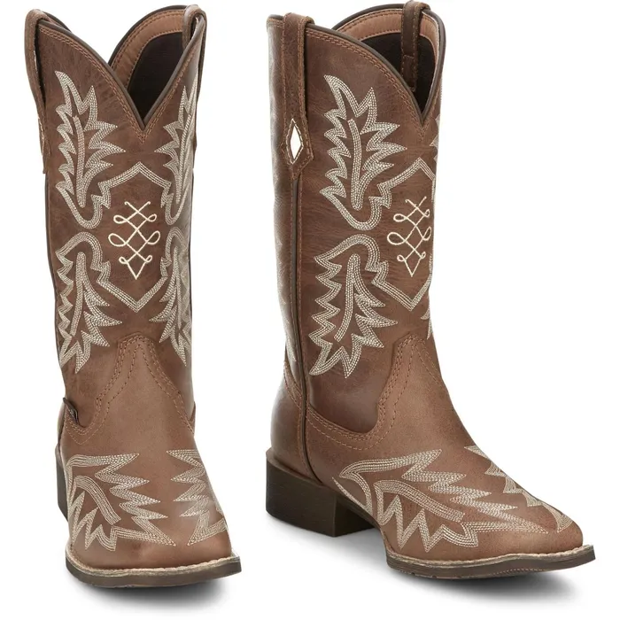 Justin Boots Carsen 11034 Western Boot Tan brown Women Western