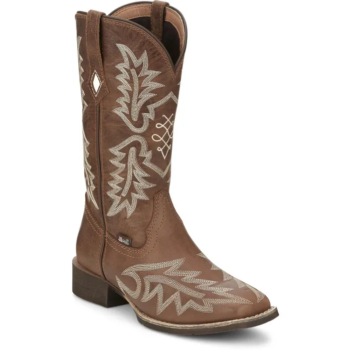 Justin Boots Carsen 11034 Western Boot Tan brown Women Western