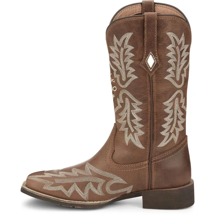 Justin Boots Carsen 11034 Western Boot Tan brown Women Western