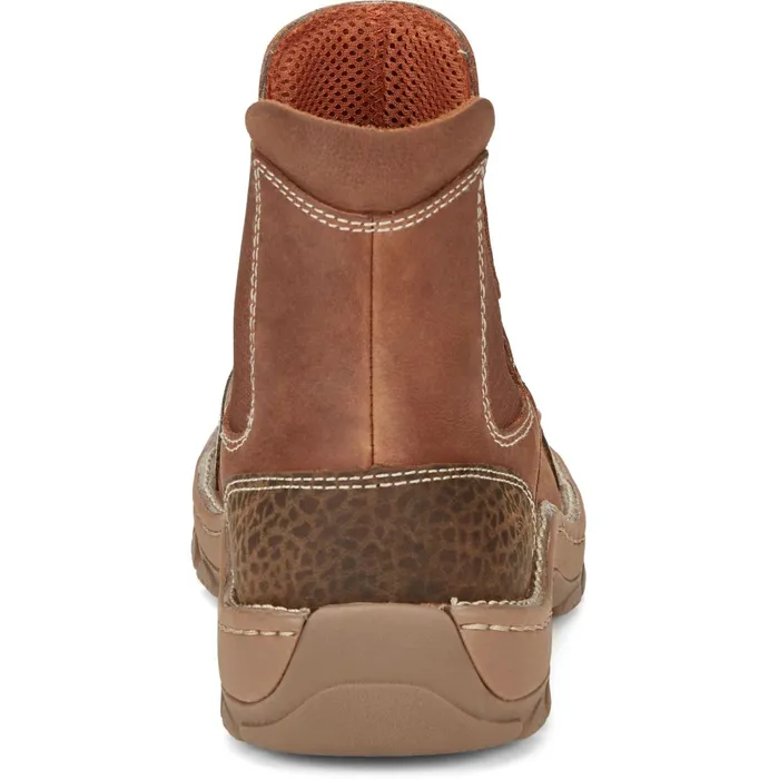 Justin Boots Channing 6034 PullOn Work Boot Barley Brown brown Men Casuals