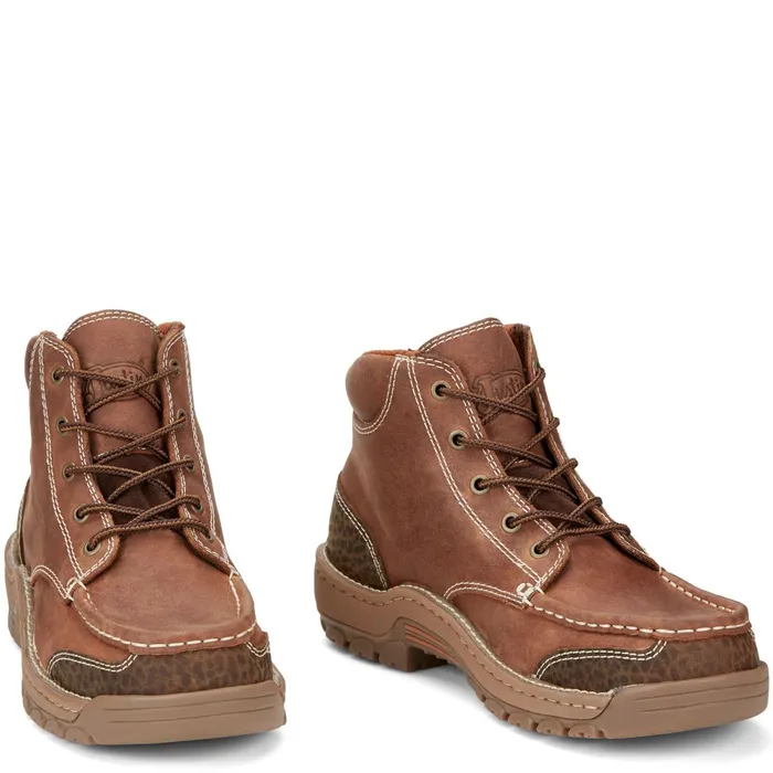 Justin Boots Corbett 5034 LaceUp Waterproof Work Boot Barley Brown brown Men Casuals