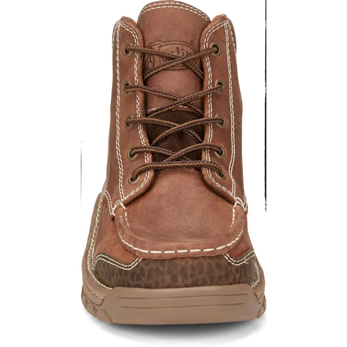 Justin Boots Corbett 5034 LaceUp Waterproof Work Boot Barley Brown brown Men Casuals