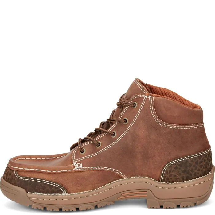 Justin Boots Corbett 5034 LaceUp Waterproof Work Boot Barley Brown brown Men Casuals