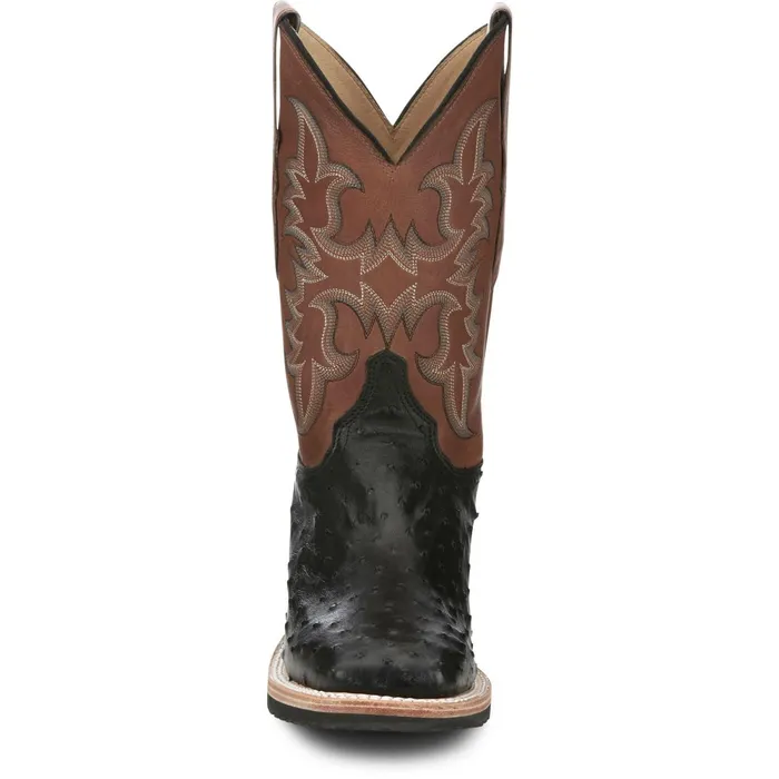 Justin Boots Drover 11034 PullOn Western Boot Black Men Western