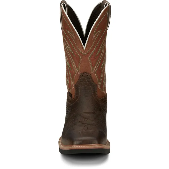 Justin Boots Electrician 11034 Steel Toe Work Boot Brown Men Work