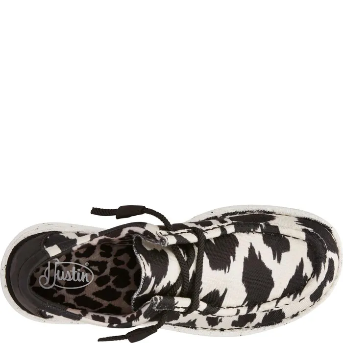 Justin Boots Hazer Print Multicolor 8211 Blackwhite animal Print Women Casuals