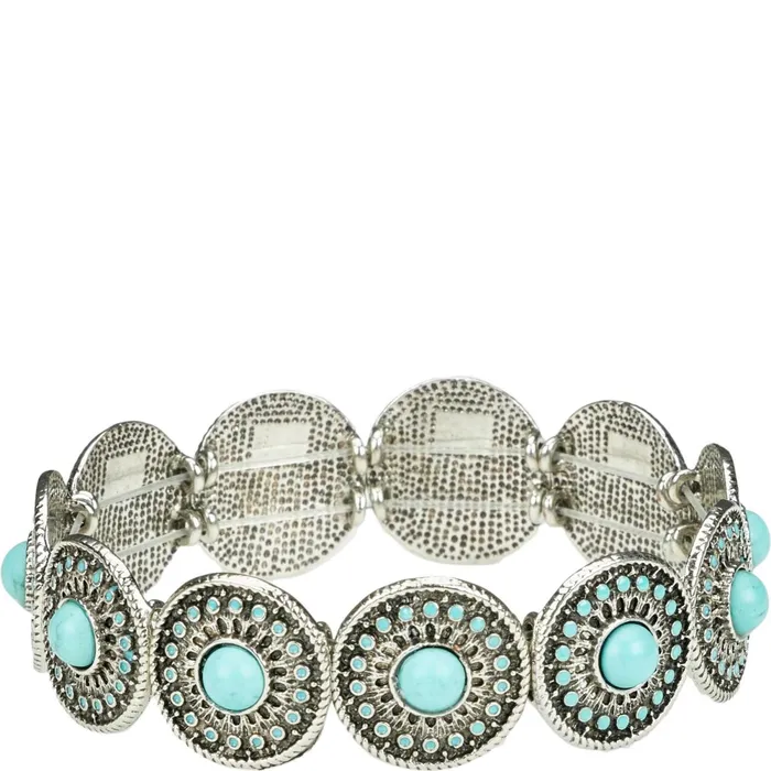 Justin Boots Justin Concho Bracelet Silver grey Women Jewelry