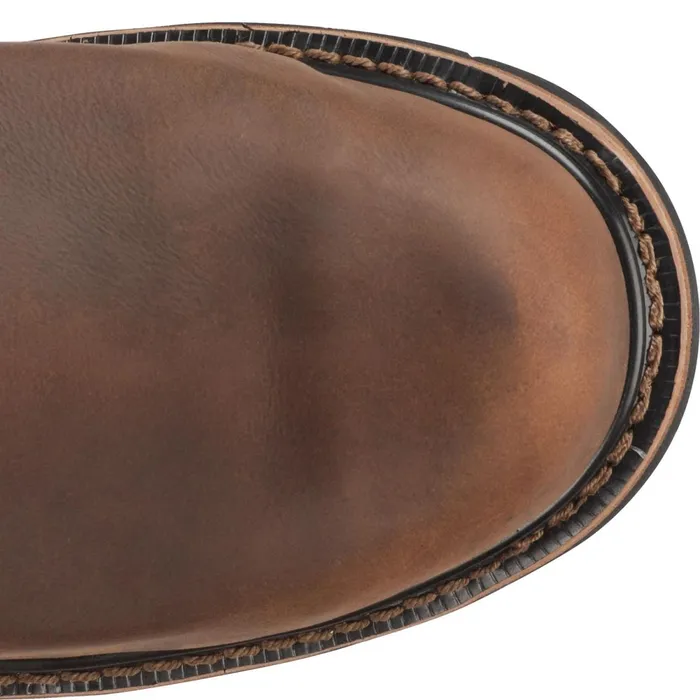 Justin Boots Pulley 10034 Composite Toe Waterproof Work Boot Brown Men Work