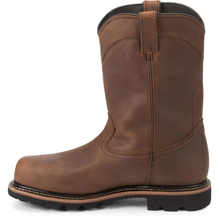 Justin Boots Pulley 10034 Composite Toe Waterproof Work Boot Brown Men Work