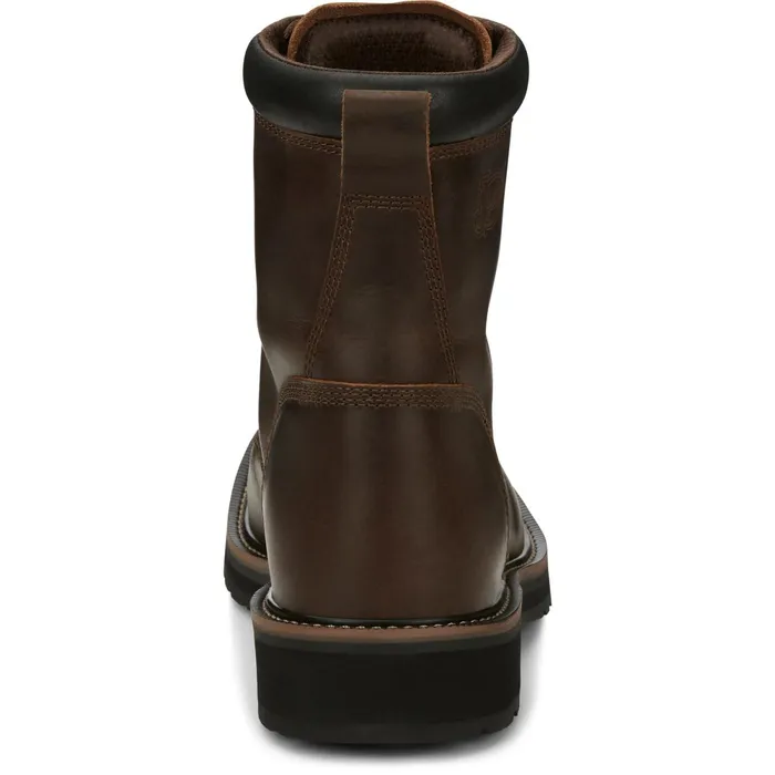 Justin Boots Pulley 8034 LaceUp Work Boot Aged Brown brown Men Work