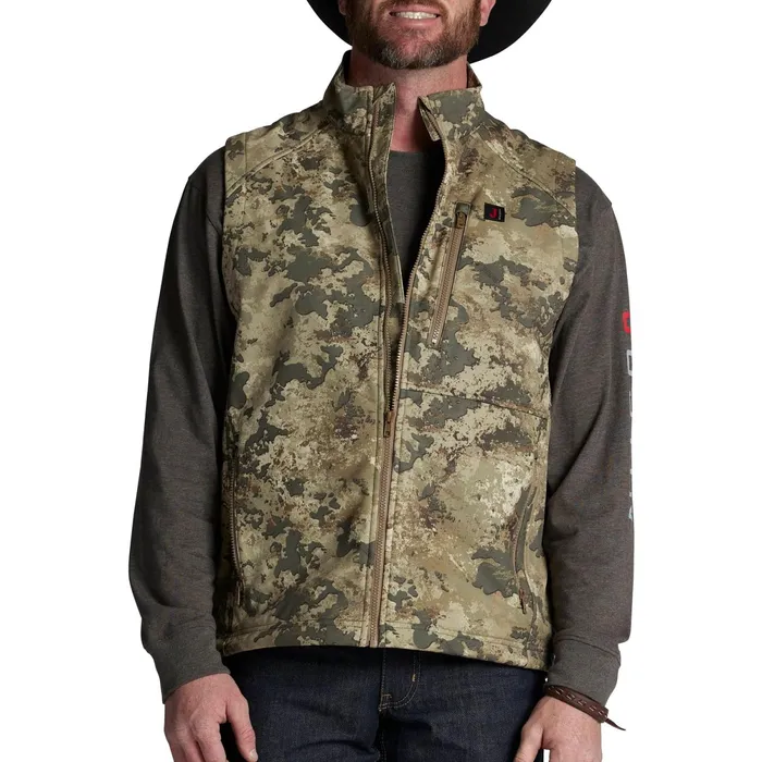 Justin Boots Weather Resisting Vest Camo Multicolor camo Men Outerwear