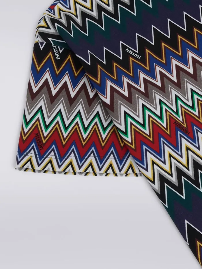 Kids Cotton Blend TShirt With Zigzag Weave Multicoloured Missoni Clothing Kids Cotton Blend TShirt With Zigzag Weave Multicoloured Missoni Clothing