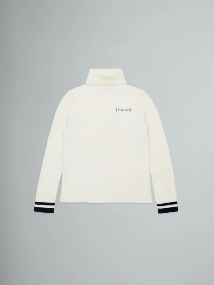 Kids Marni Ribbed CashmereBlend Jumper