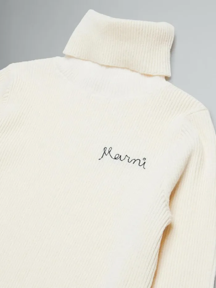 Kids Marni Ribbed CashmereBlend Jumper