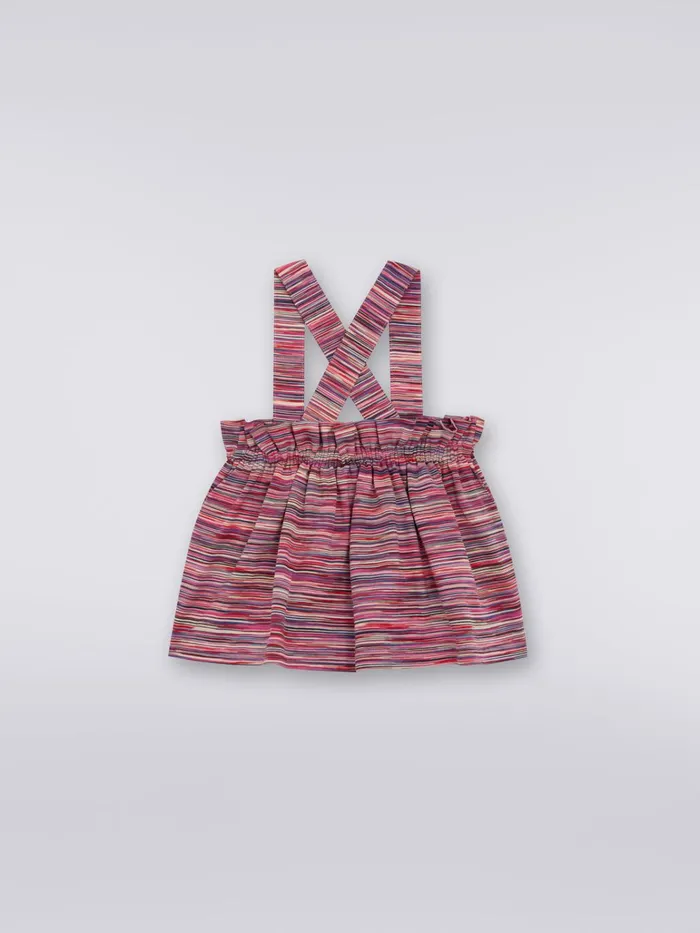 Kids Slub Cotton Skirt With Braces Multicoloured Missoni Baby 024 Months Kids Slub Cotton Skirt With Braces Multicoloured Missoni Baby 024 Months