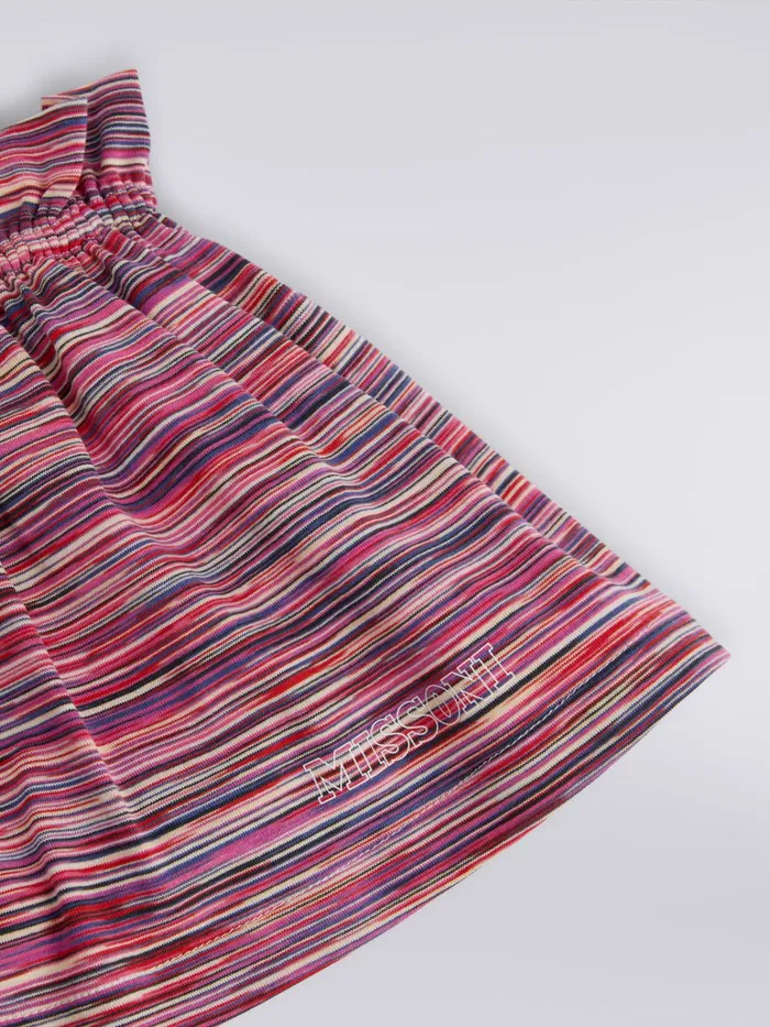 Kids Slub Cotton Skirt With Braces Multicoloured Missoni Baby 024 Months Kids Slub Cotton Skirt With Braces Multicoloured Missoni Baby 024 Months