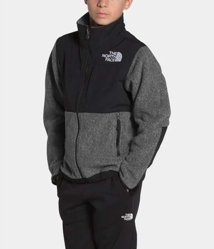 Kids The North Face Fleece 95 Retro Denali Jacket Tnf Medium Grey Heather