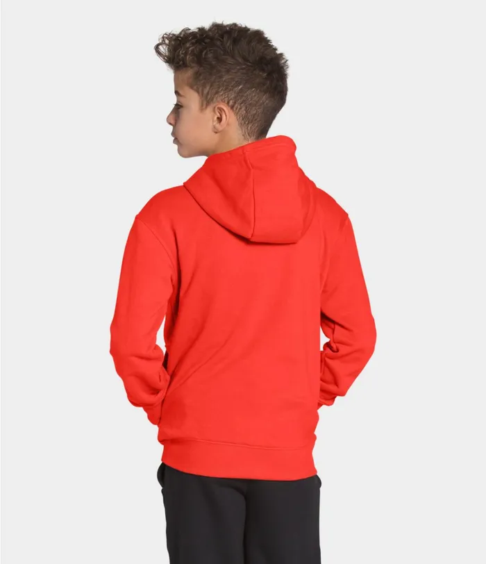 Kids The North Face Fleece Essential Pullover Hoodie Flare Orange
