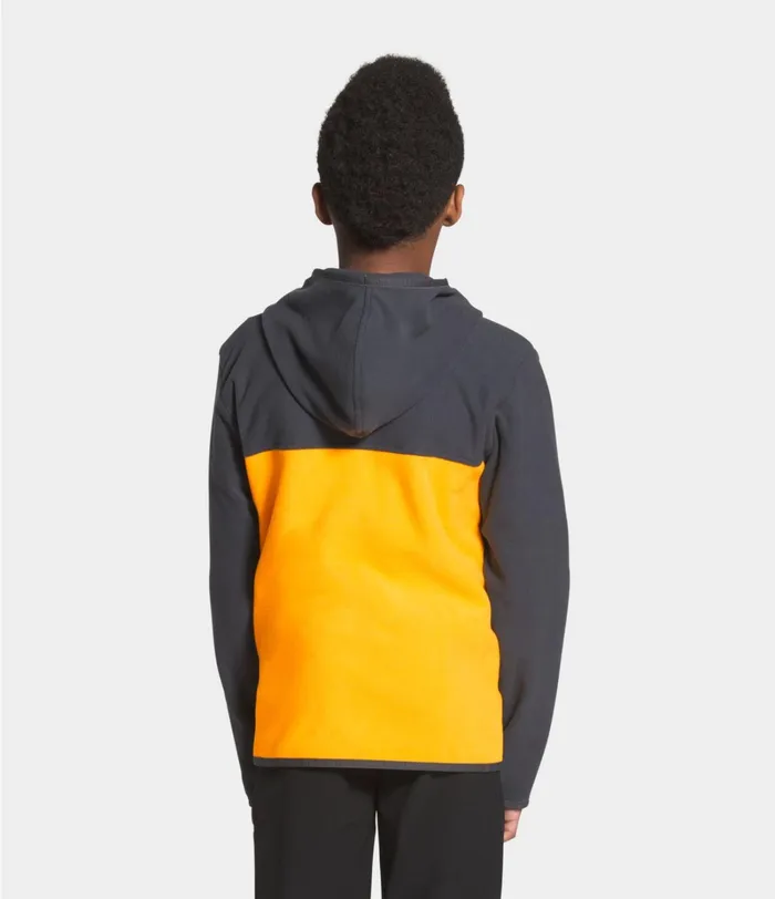 Kids The North Face Fleece Glacier Full Zip Hoodie Summit Gold