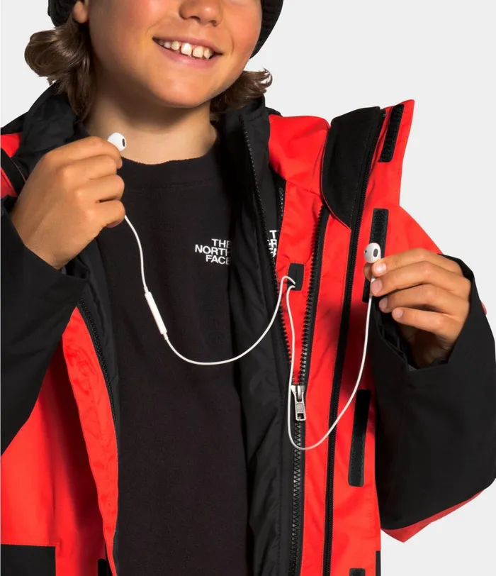 Kids The North Face Jackets and Vests Freedom Triclimate Flare Orange