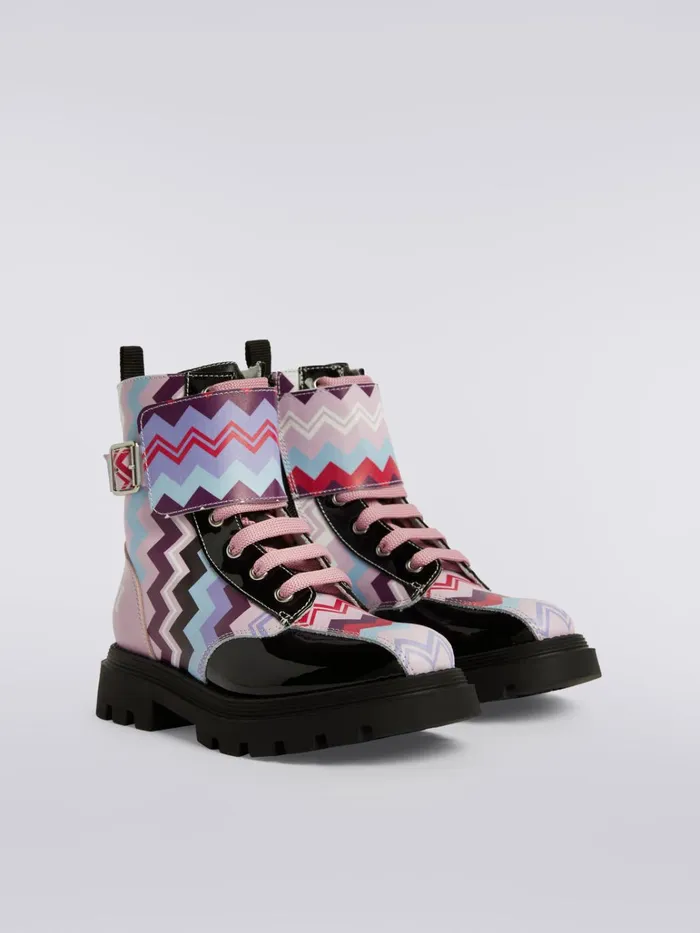 Kids Zigzag Print Boots With Paint Inserts Multicoloured Missoni Accessories Kids Zigzag Print Boots With Paint Inserts Multicoloured Missoni Accessories