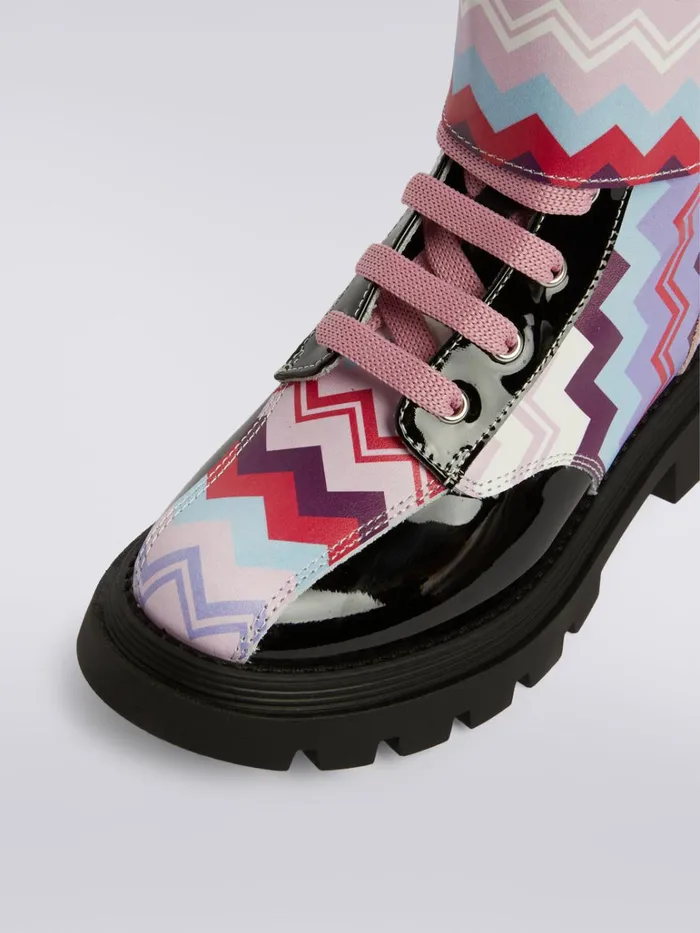 Kids Zigzag Print Boots With Paint Inserts Multicoloured Missoni Accessories Kids Zigzag Print Boots With Paint Inserts Multicoloured Missoni Accessories