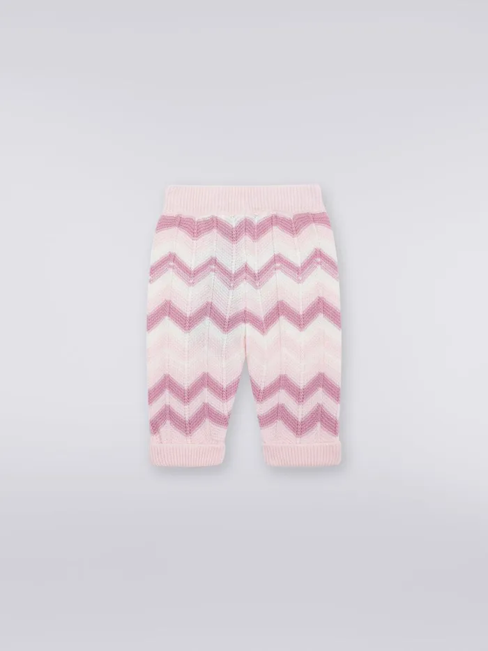 Kids Zigzag Wool Knit Trousers Multicoloured Missoni Baby 024 Months Kids Zigzag Wool Knit Trousers Multicoloured Missoni Baby 024 Months