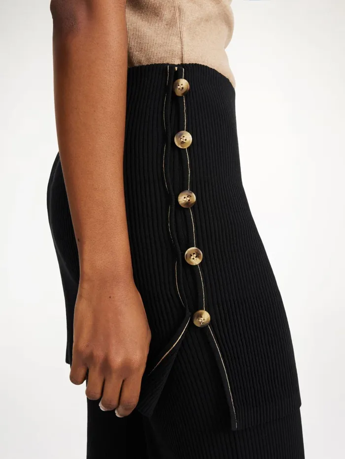Knitwear Women By Malene Birger Bolone Trousers Black