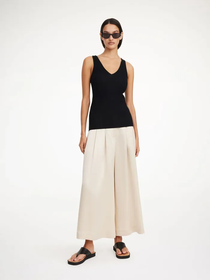 Knitwear Women By Malene Birger Rory Tank Top Black