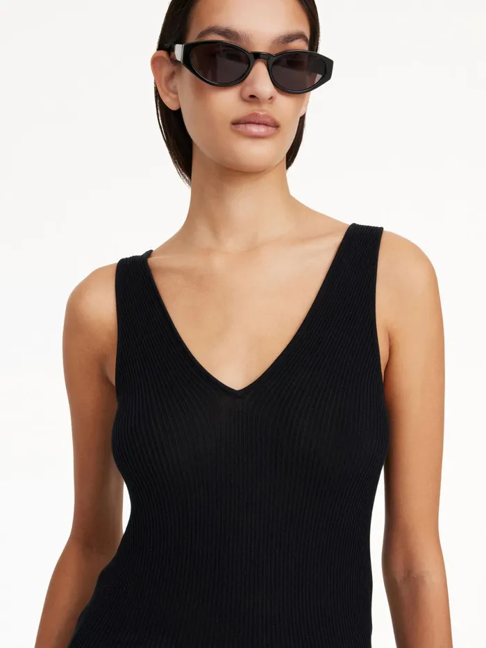 Knitwear Women By Malene Birger Rory Tank Top Black