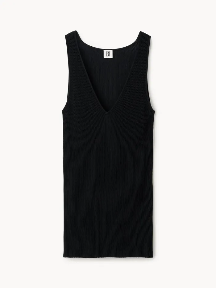 Knitwear Women By Malene Birger Rory Tank Top Black