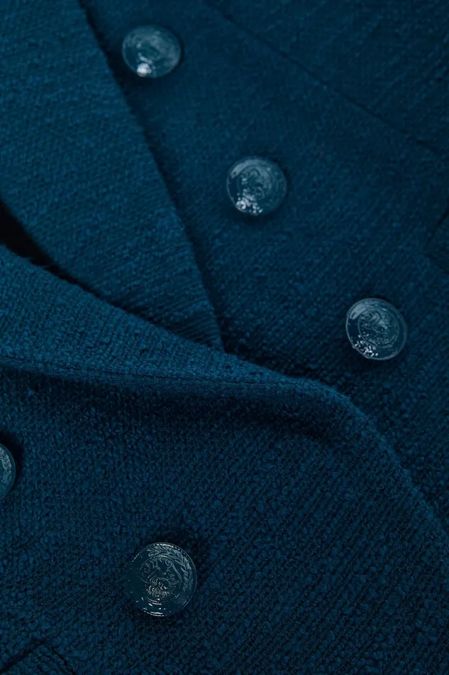 L039Agence Blazers and Jackets Women Brooke OpenFront Blazer Deep Tealrococo L039Agence Blazers and Jackets Women Brooke OpenFront Blazer Deep Tealrococo