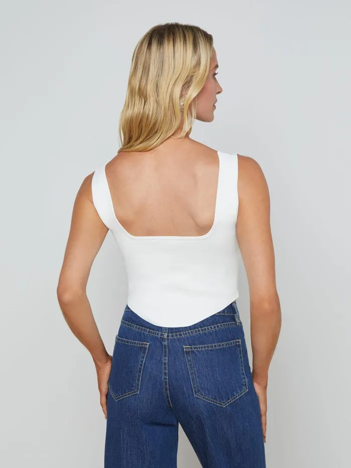 L039Agence Blouses and Tops Women Saga Top Ivorygold L039Agence Blouses and Tops Women Saga Top Ivorygold