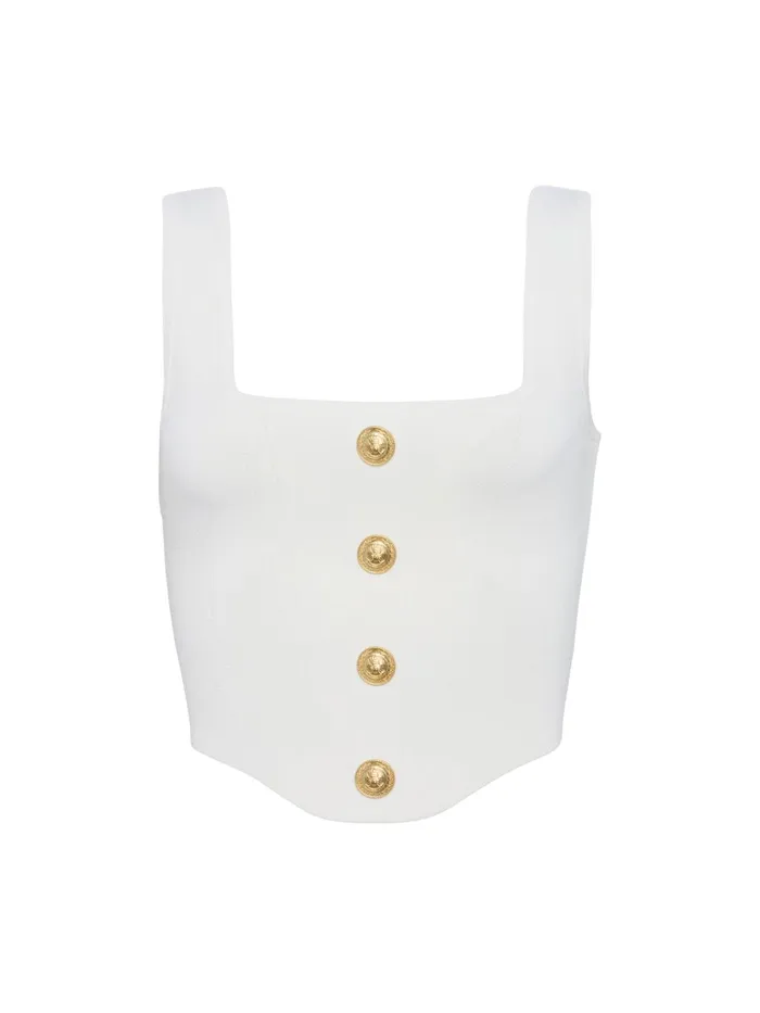 L039Agence Blouses and Tops Women Saga Top Ivorygold L039Agence Blouses and Tops Women Saga Top Ivorygold