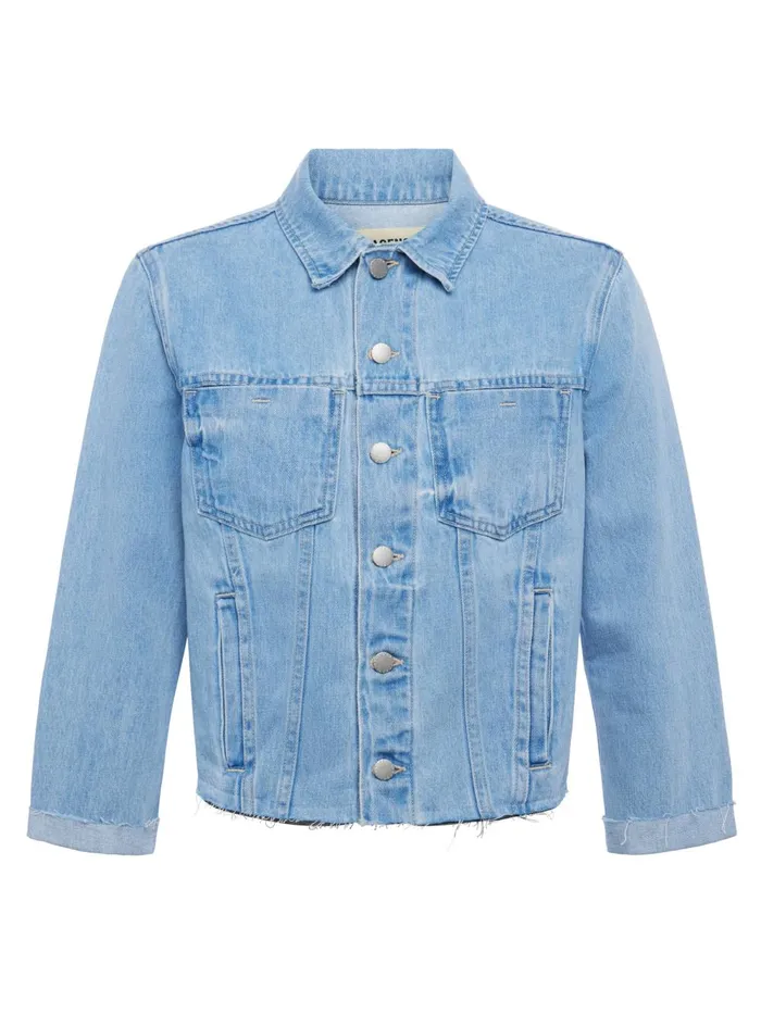 L039Agence Denim Jackets Women Ailana Maui Moon Jean Jacket Cove